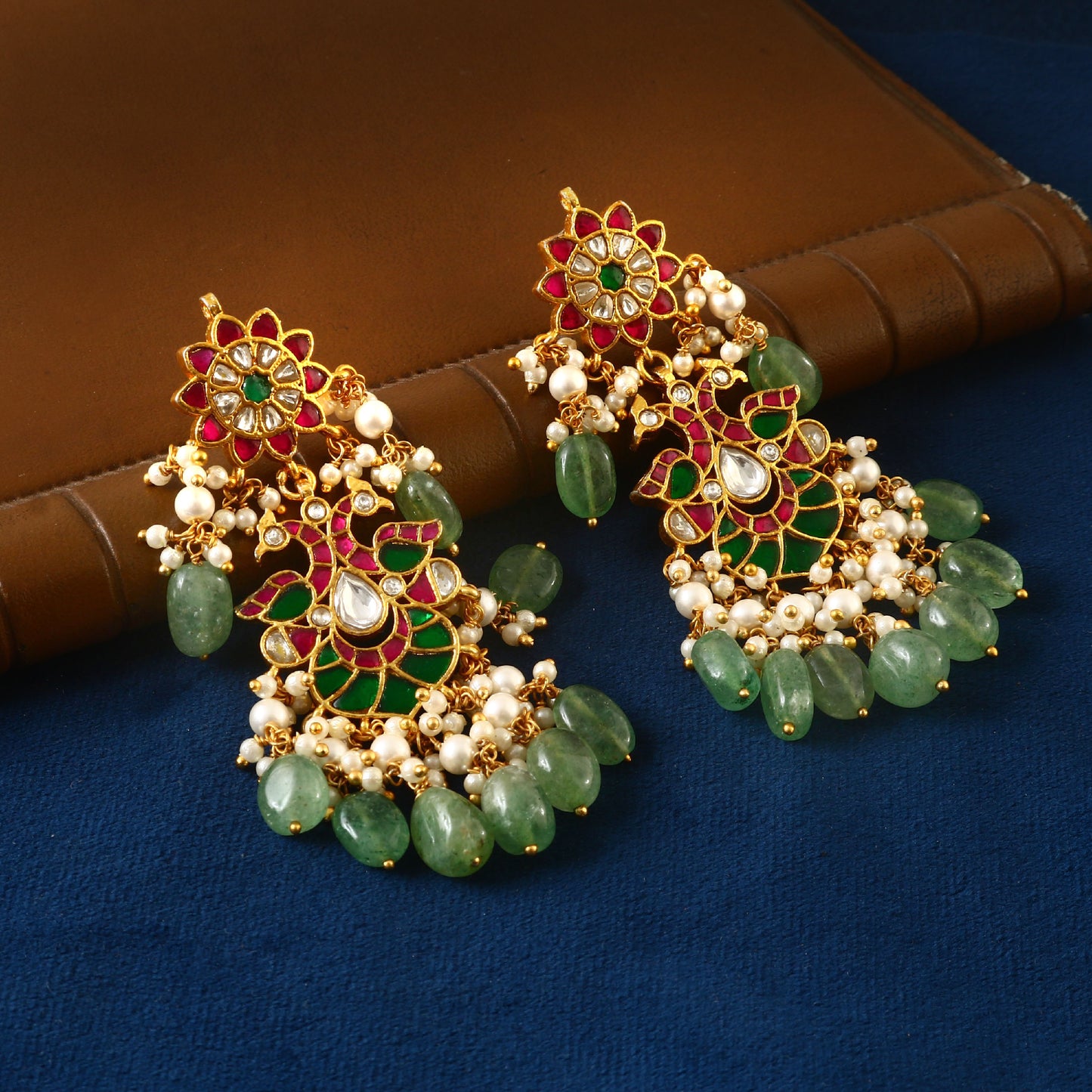 Ajass collection jdau chandhali earrings
