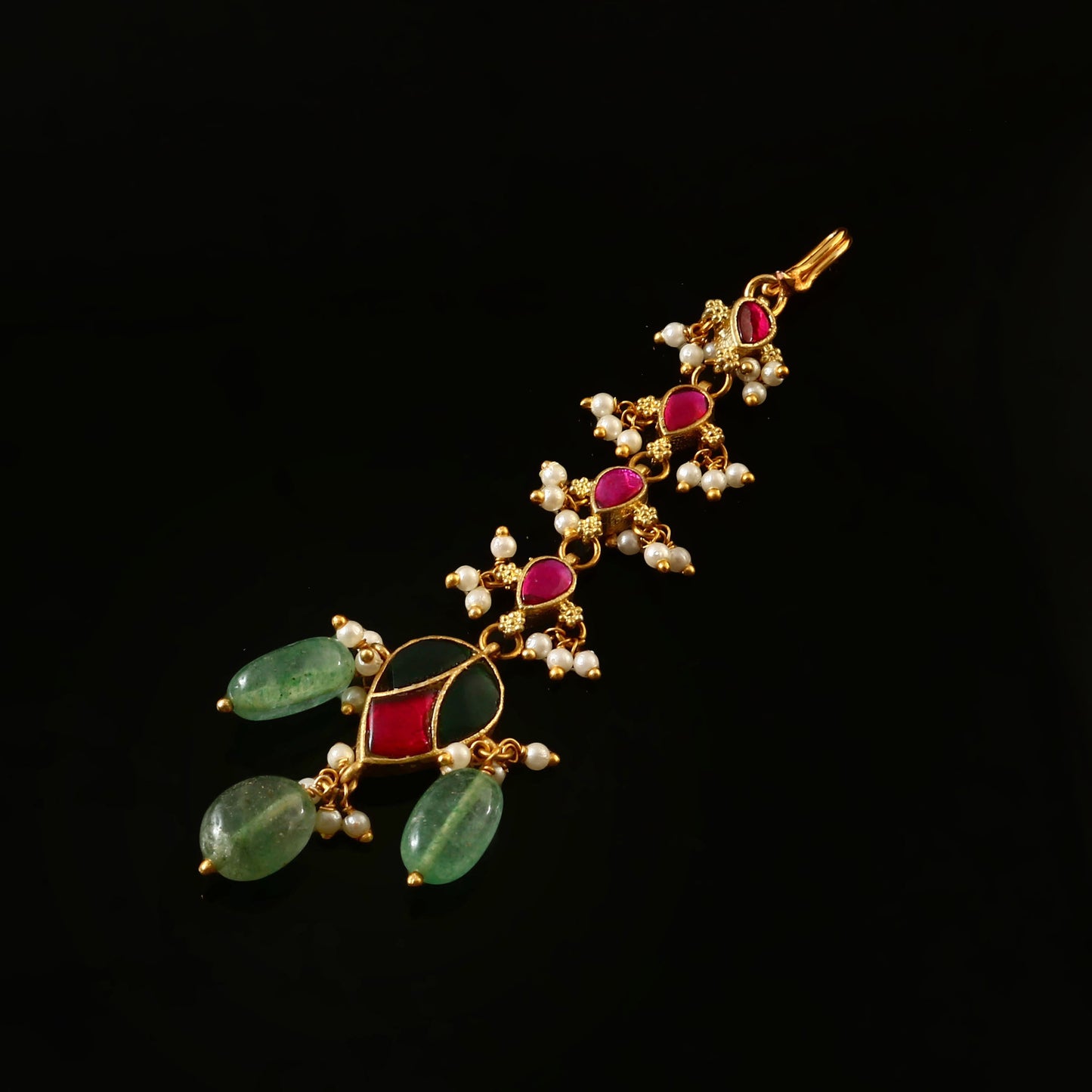 Peacock Maang Tika
