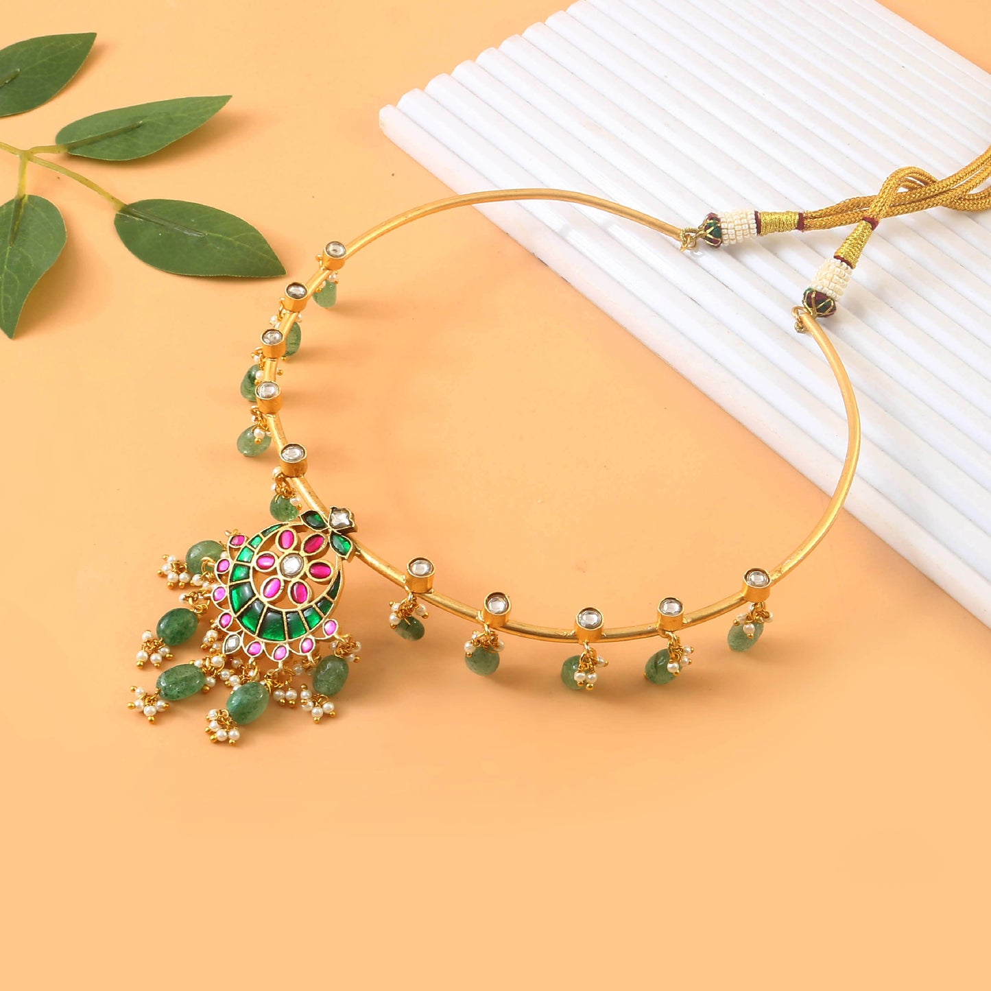Exquisite Jadau Kundan Hasli Choker