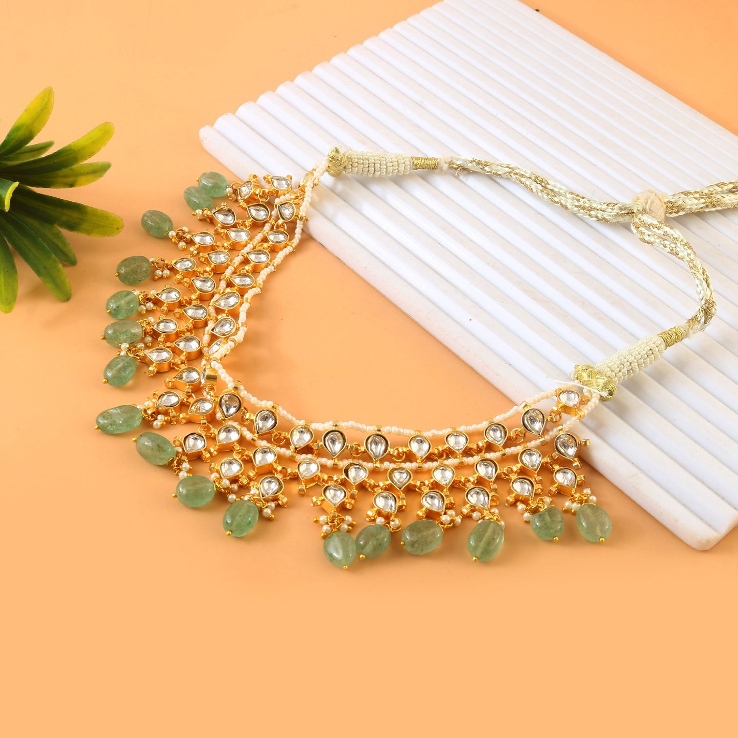 Jadau Kundan Necklace in south india an opulent choker Set