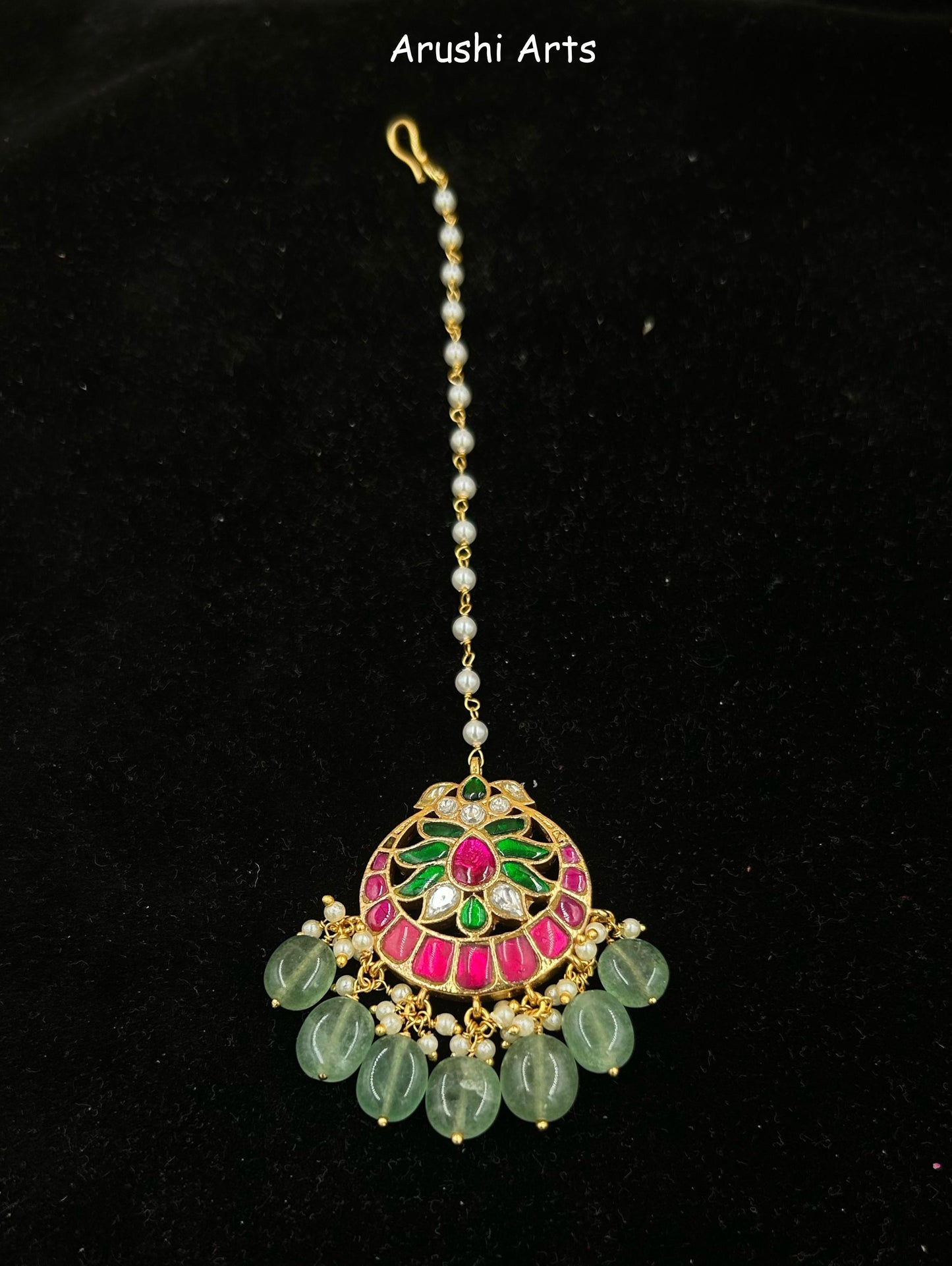 Meenakari Maang Tika