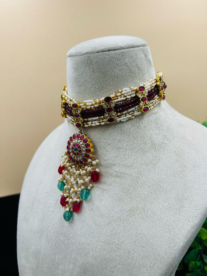 Round Bead Necklace Set 2