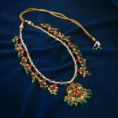 Bead Jadau Kundan Necklase Set