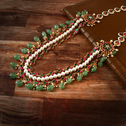 Jadau Kundan Necklace Set
