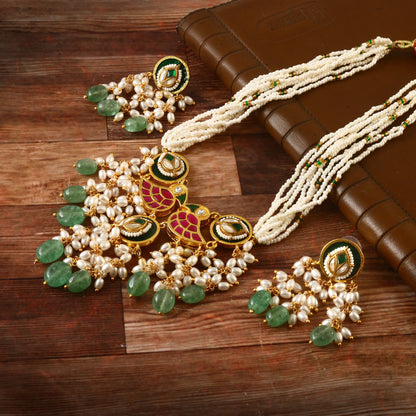 Jadau Kundan Necklace Set