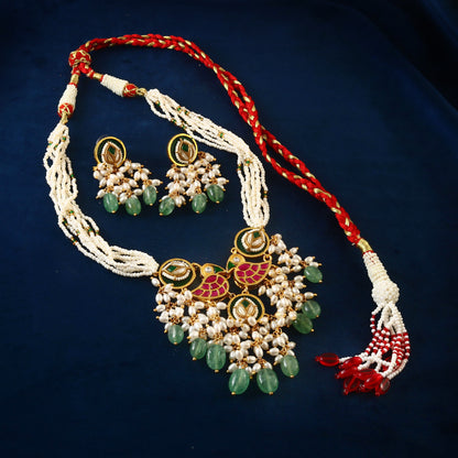 Jadau Kundan Necklace Set