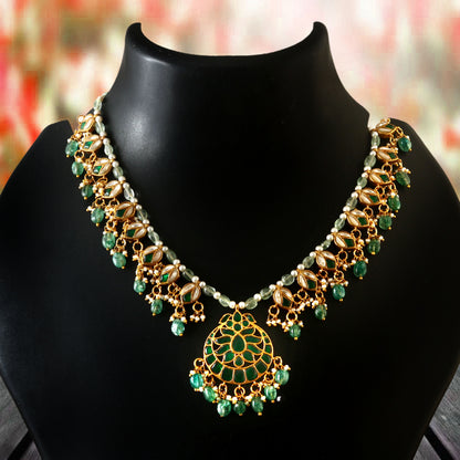 Jadau Kundan Necklace Set