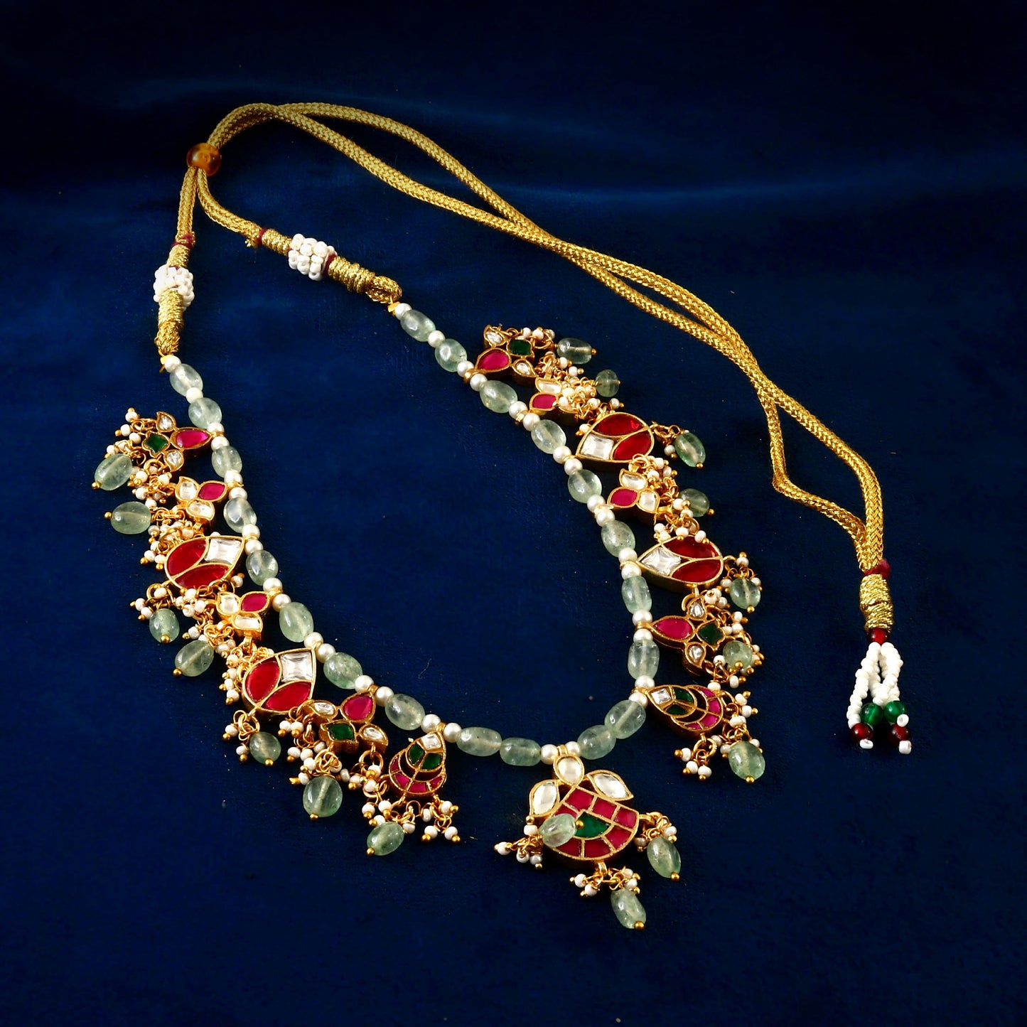 Single Bead Multi Necklace Set