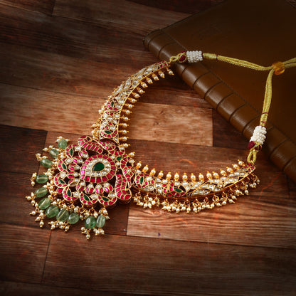 Jadau Kundan Heavy Necklace Set