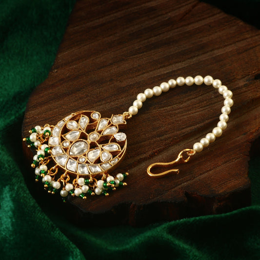 Maang Tika Set (Moon)