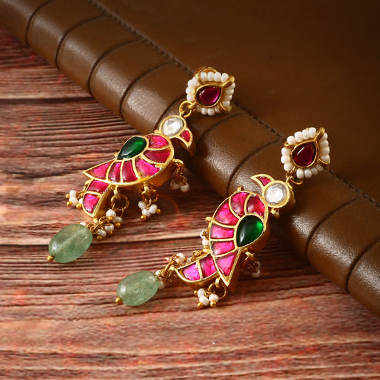 Earring  traditional pearl stone