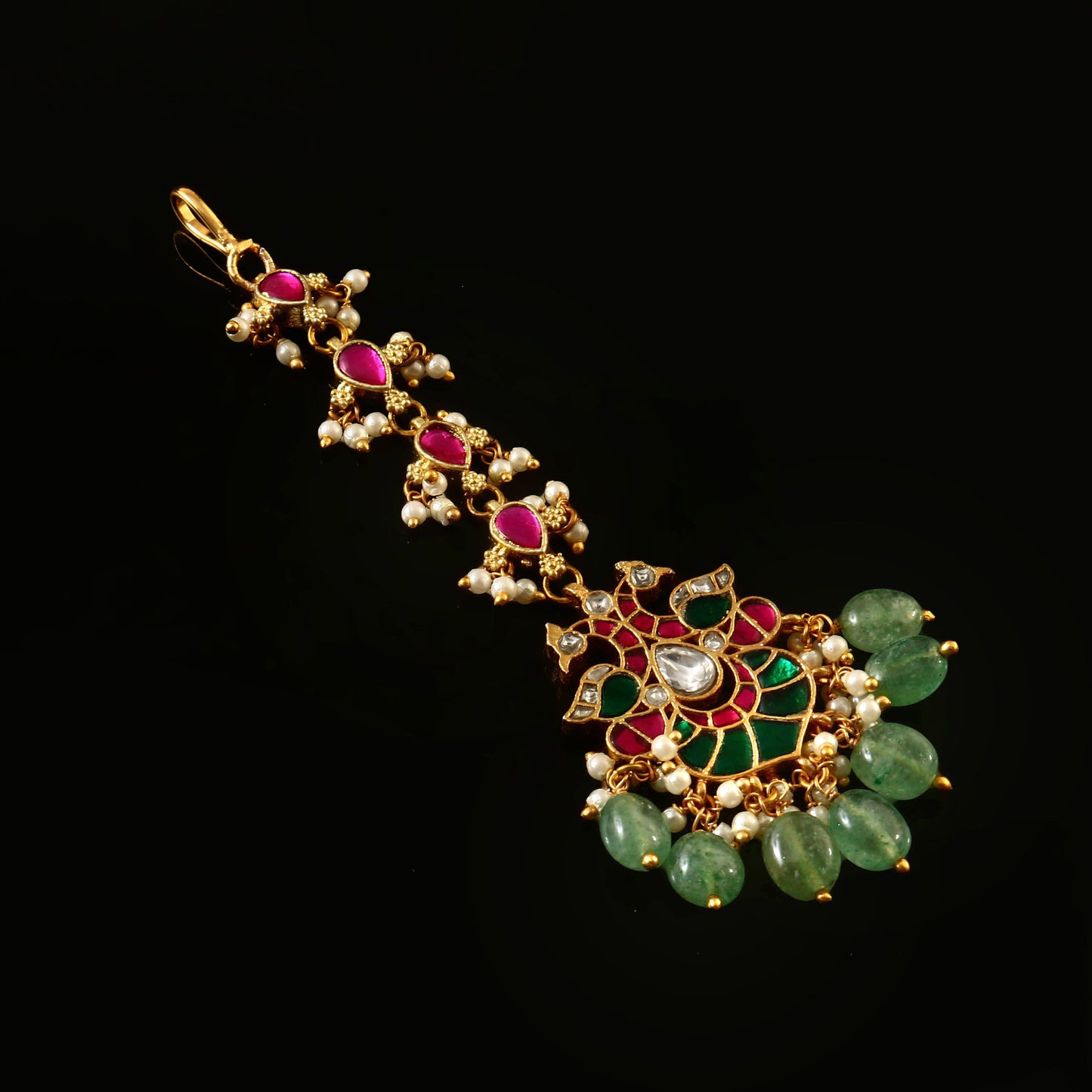 Peacock Maang Tika