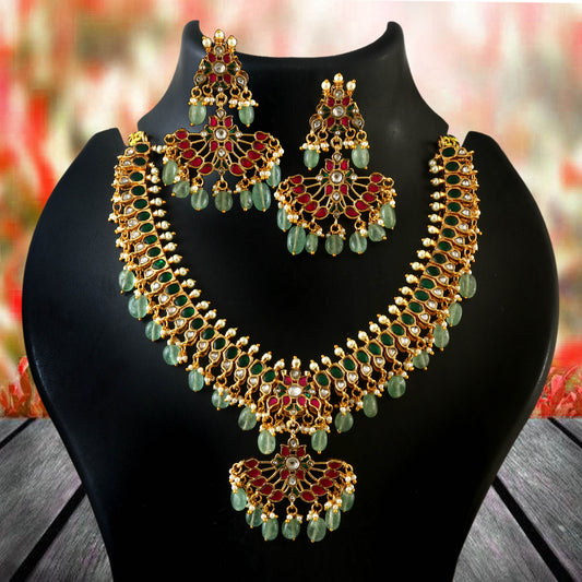 Necklace set ( Jadau Kundan premium Jewellery)