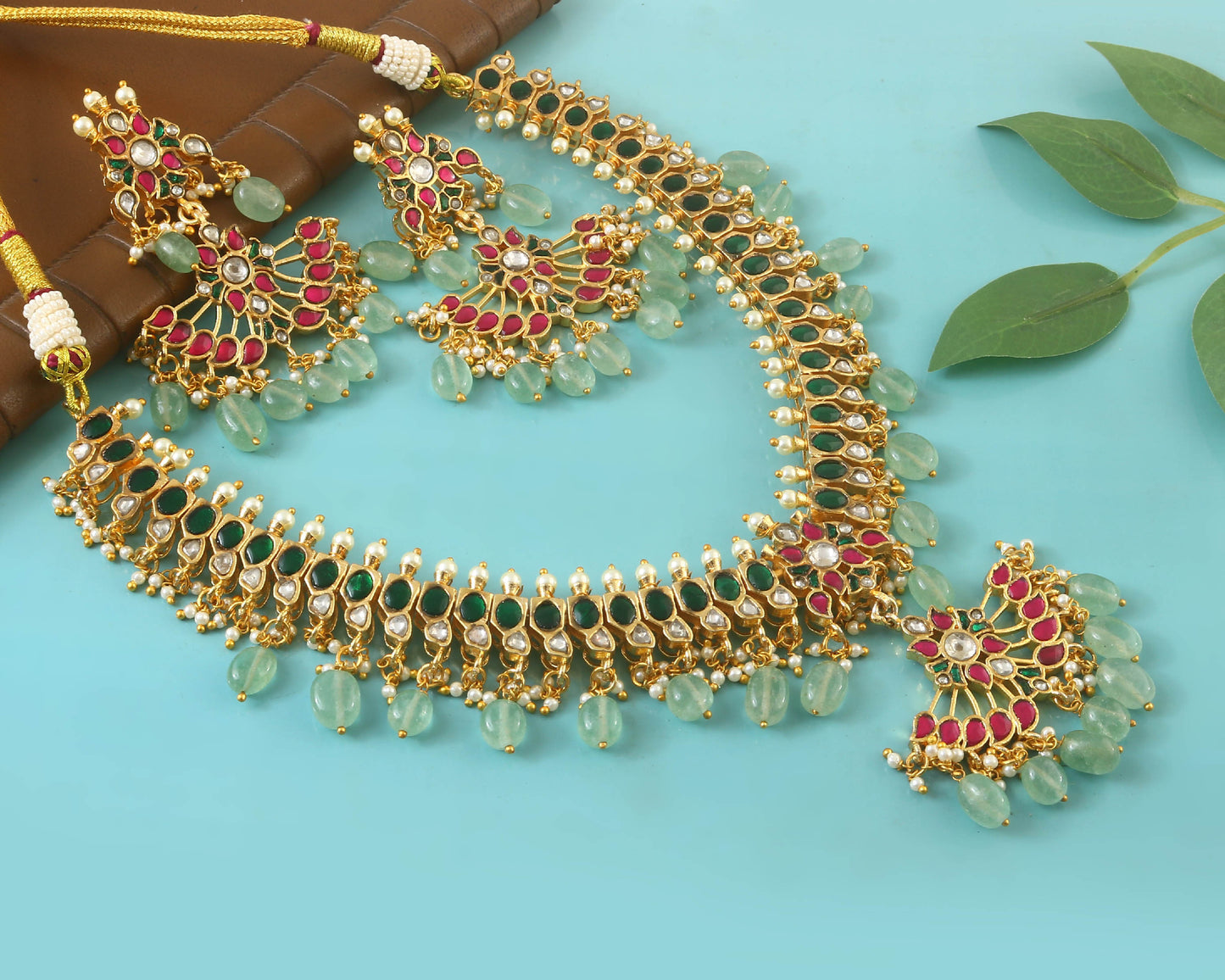 Necklace set ( Jadau Kundan premium Jewellery)