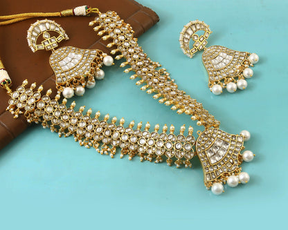 Jadau Kundan Long Necklace Set