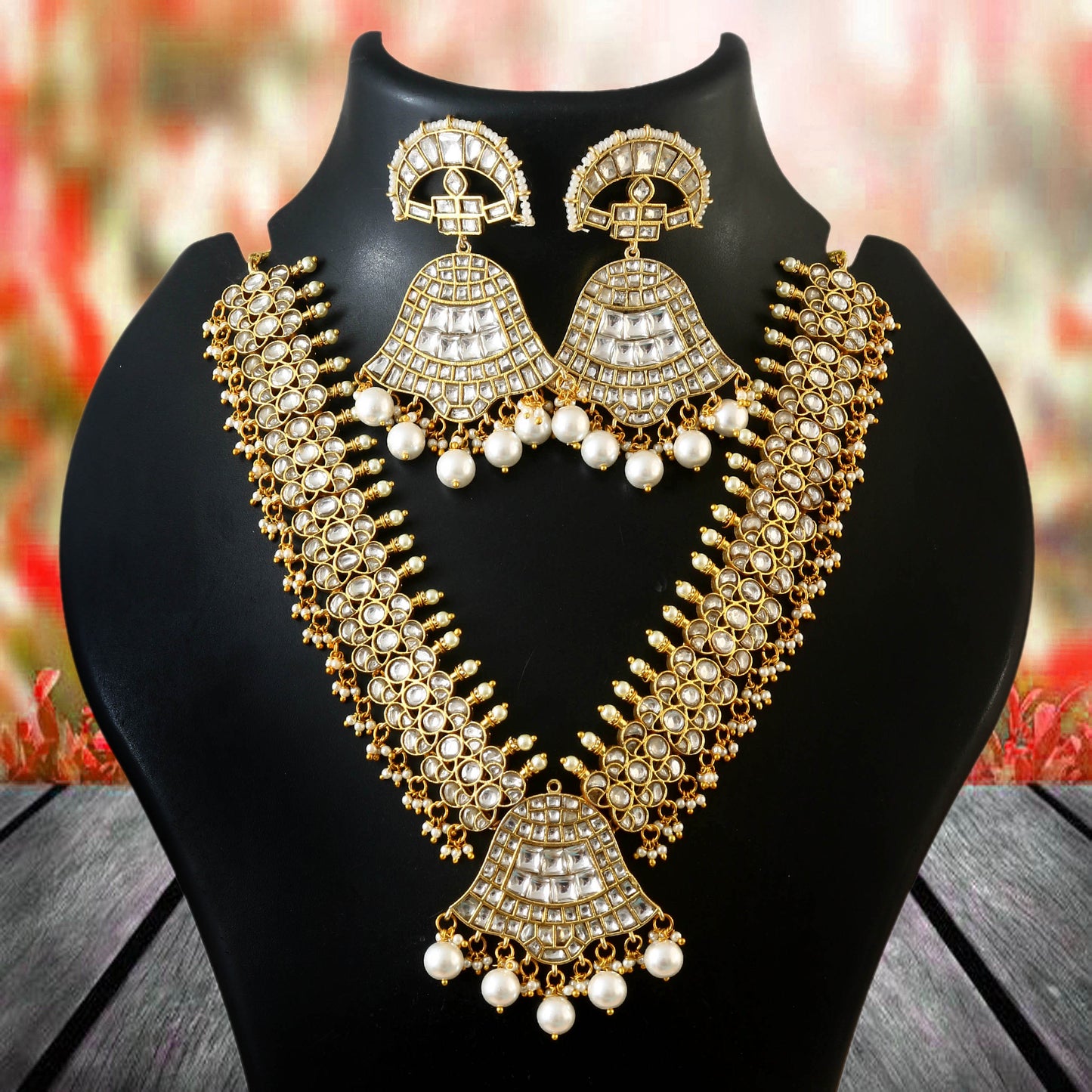 Jadau Kundan Long Necklace Set