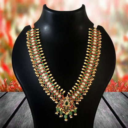 peacock Jadau Kundan Necklace Set