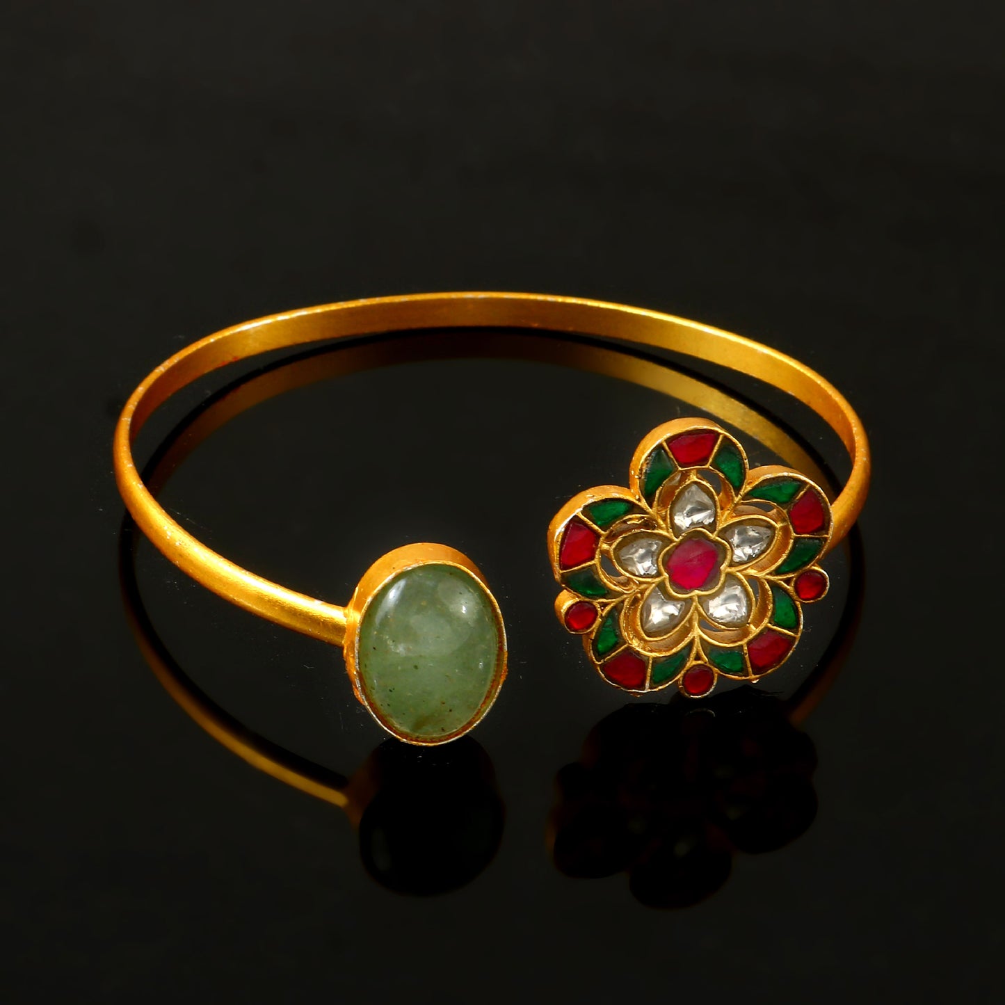 gold plated cuff bracelet