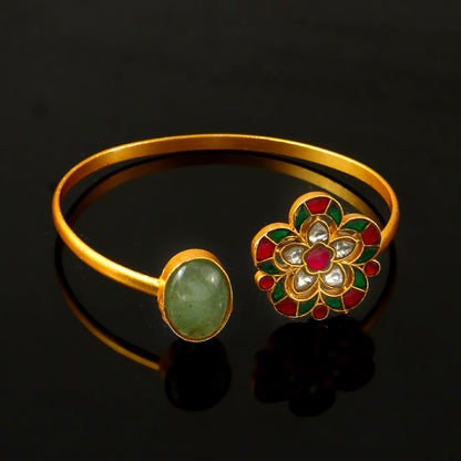 gold plated cuff bracelet