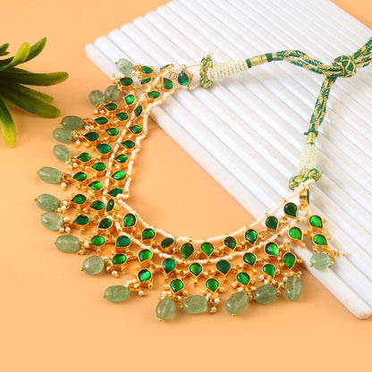 Jadau Kundan Necklace in south india an opulent choker  Set