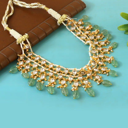 Jadau Kundan Necklace in south india an opulent choker  Set