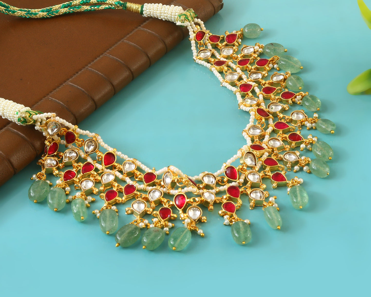 Jadau Kundan Necklace in south india an opulent choker  Set