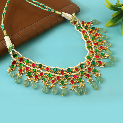 Jadau Kundan Necklace in south india an opulent choker  Set