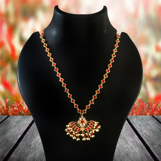 Jaadu Kundan Stones  Necklace