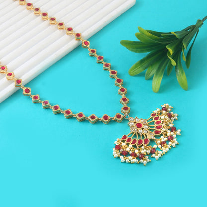 Jaadu Kundan Stones  Necklace
