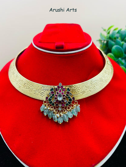 Jadau Kundan Hasli Choker