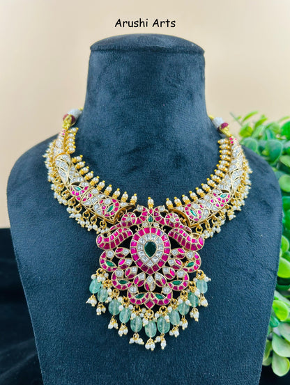 Jadau Kundan Heavy Necklace Set