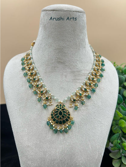 Jadau Kundan Necklace Set