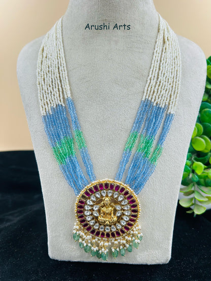 Multi Chain Laxmi Necklace