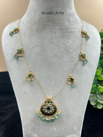 Single Chain Bead Necklase Set 2