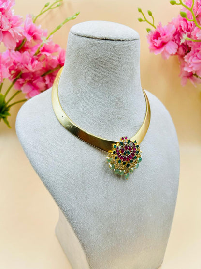 Jadau Kundan Tar Necklace