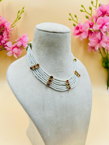 Choaker Necklace Set (5 Line)