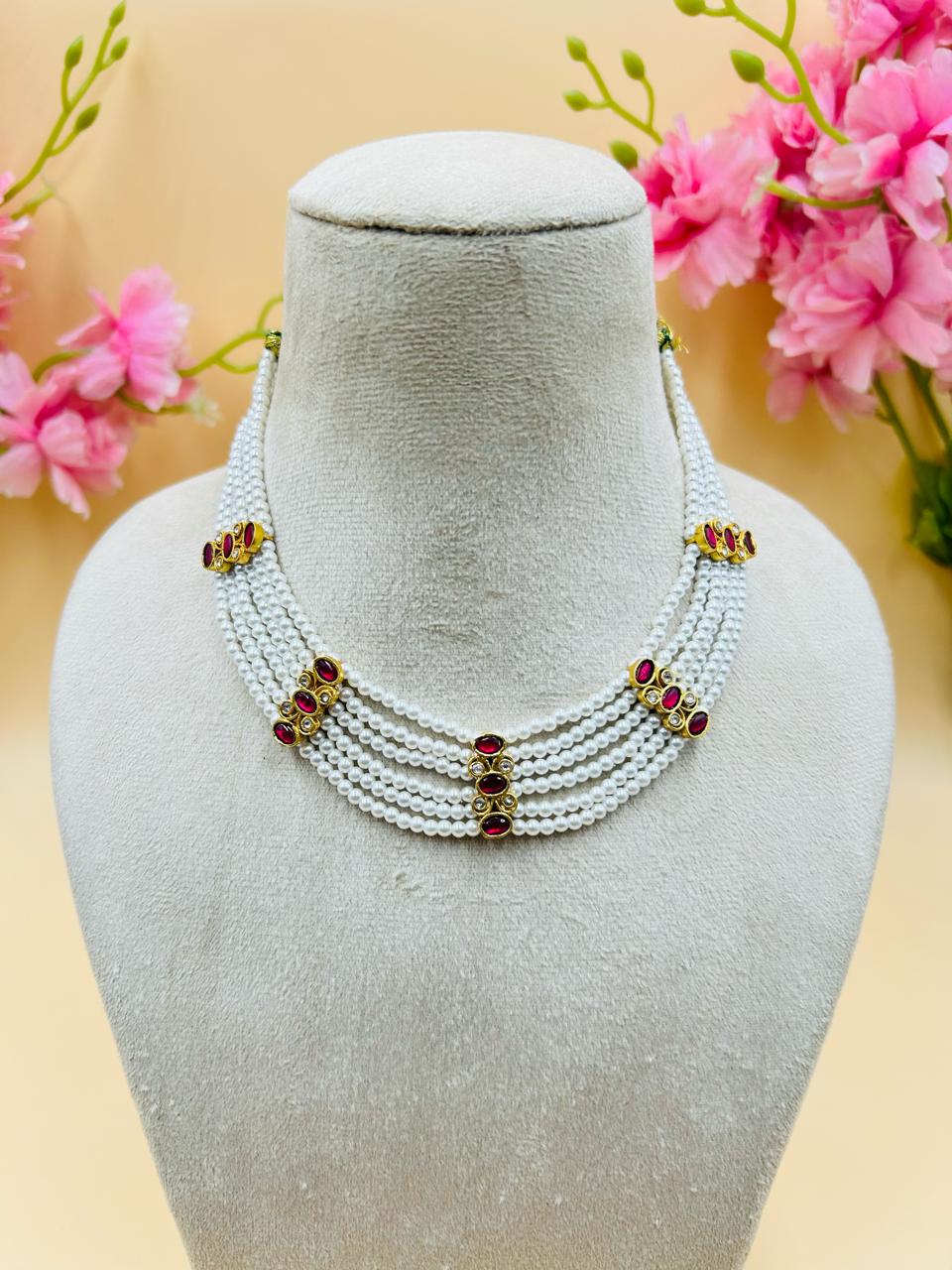 Choaker Necklace Set (5 Line)