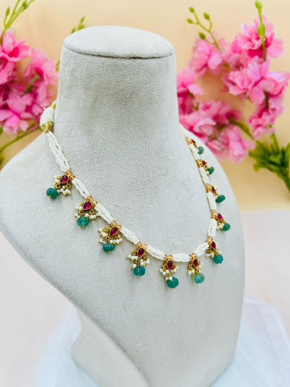 Choker Jadau Kundan Necklace Set