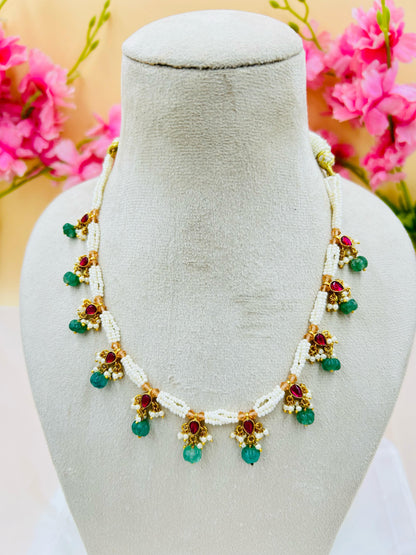 Choker Jadau Kundan Necklace Set