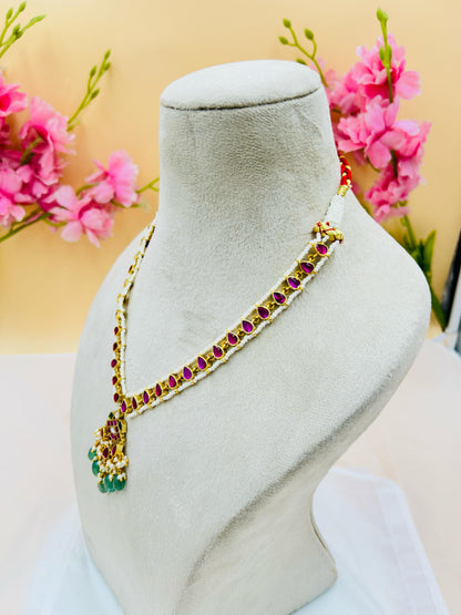 Jadau Kundan Necklace Set