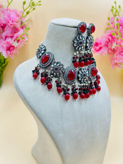 Necklace Set Red