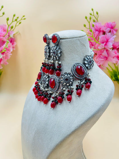 Necklace Set Red