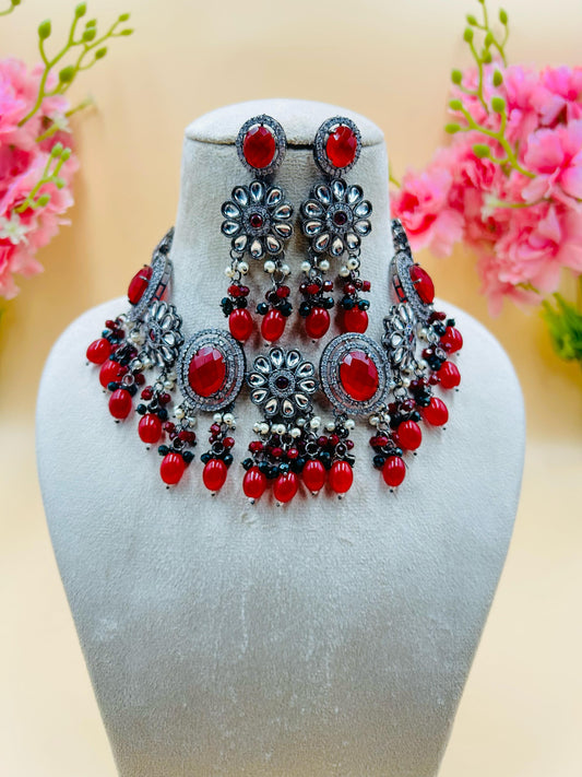 Necklace Set Red