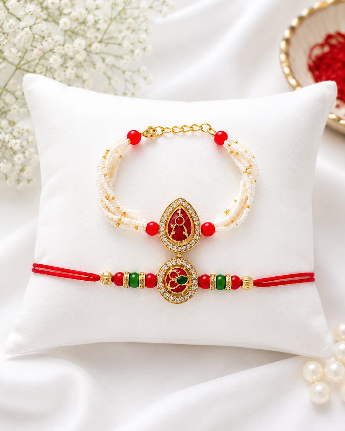 Arushi Arts Kundan Rakhi