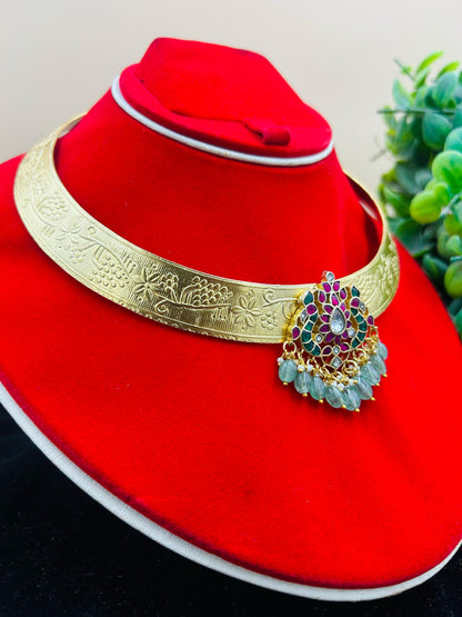 Jadau Kundan Hasli Choker