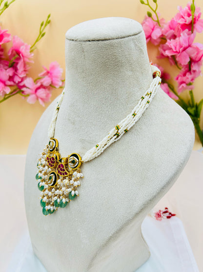 Jadau Kundan Necklace Set