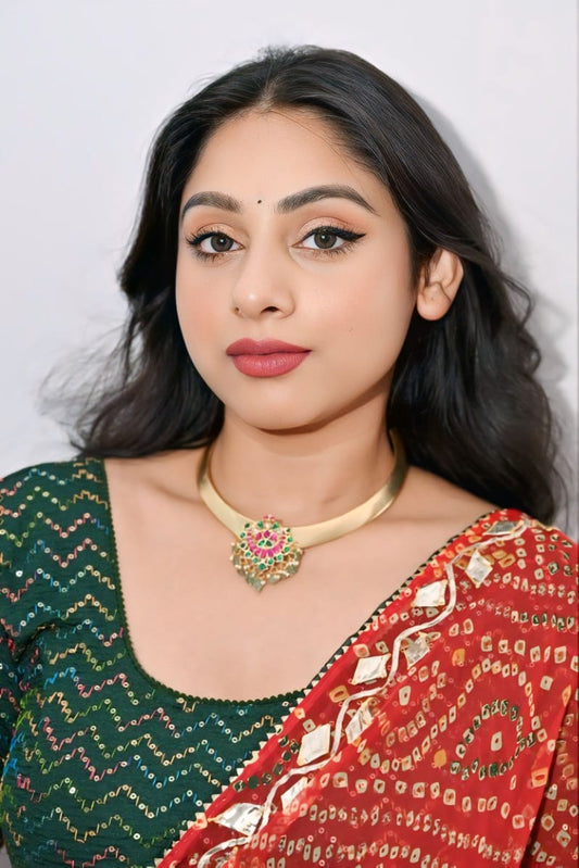 Jadau Kundan Tar Necklace