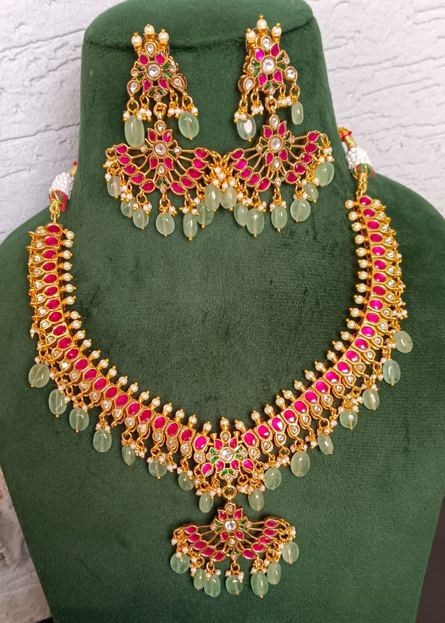 Necklace set ( Jadau Kundan premium Jewellery)