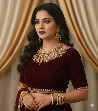 Jadau Kundan AD  Necklace Set