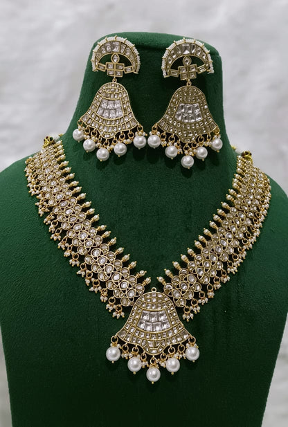 Jadau Kundan Long Necklace Set